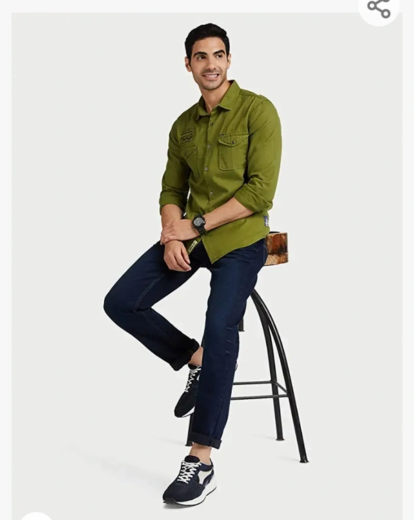 Amazon Brand - Inkast Denim Co. Men's Slim Casual Shirt - M. L. XL. XXL
