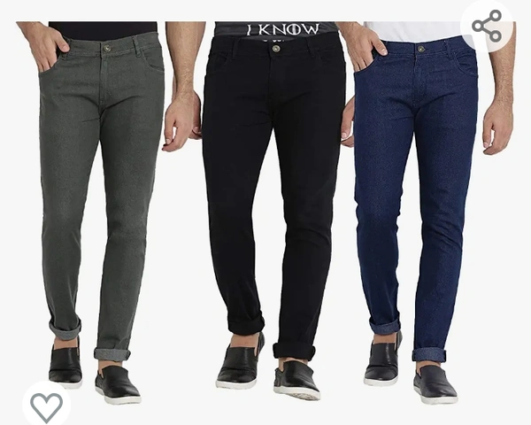Dais DAIS Men Skinny Fit Jeans Pack of 3 - M. L. XL. XXL
