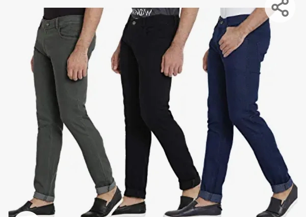 Dais DAIS Men Skinny Fit Jeans Pack of 3 - M. L. XL. XXL