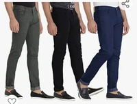 Dais DAIS Men Skinny Fit Jeans Pack of 3 - M. L. XL. XXL