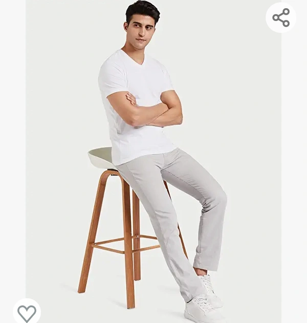 Amazon Prime  Amazon Brand - Symbol Men's Regular Casual Trousers#1 Best Seller in Men's Casual Trousers - M. L. XL. XXL