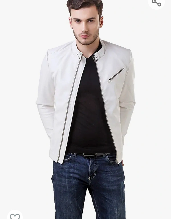Leather Retail Men's Biker Jacket - M. L. XL. XXL