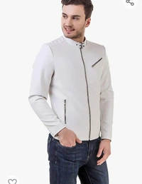 Leather Retail Men's Biker Jacket - M. L. XL. XXL