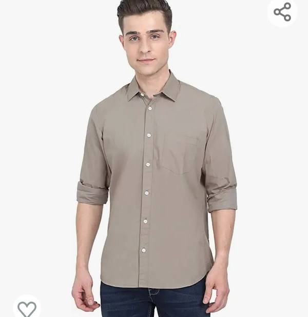 YATTA Mens 100% Cotton Casual Plain Shirts - M. L. XK. XXL