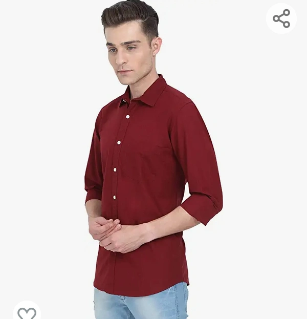 YATTA Mens 100% Cotton Casual Plain Shirts - M. L. XL. XXL.