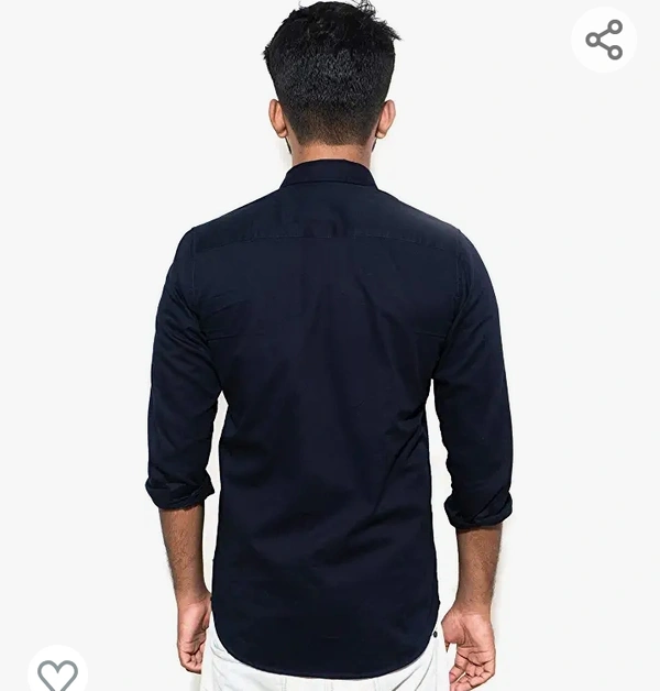 YATTA Mens 100% Cotton Casual Plain Shirts - M. L. XL. XXL