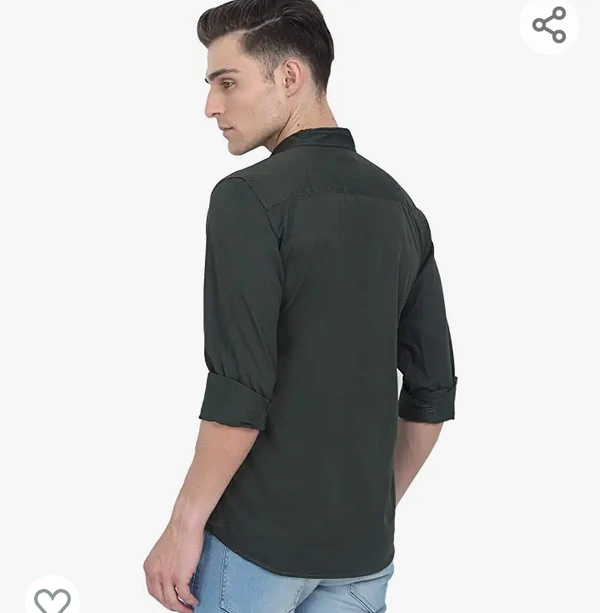 YATTA Mens 100% Cotton Casual Plain Shirts - M. L. XL. XXL