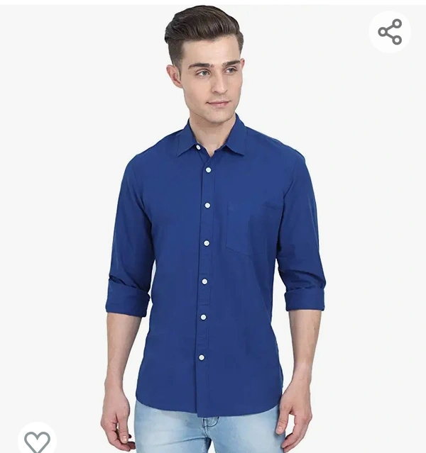 YATTA Mens 100% Cotton Casual Plain Shirts - M. L. XL. XXL