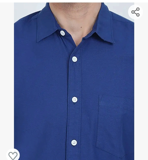 YATTA Mens 100% Cotton Casual Plain Shirts - M. L. XL. XXL