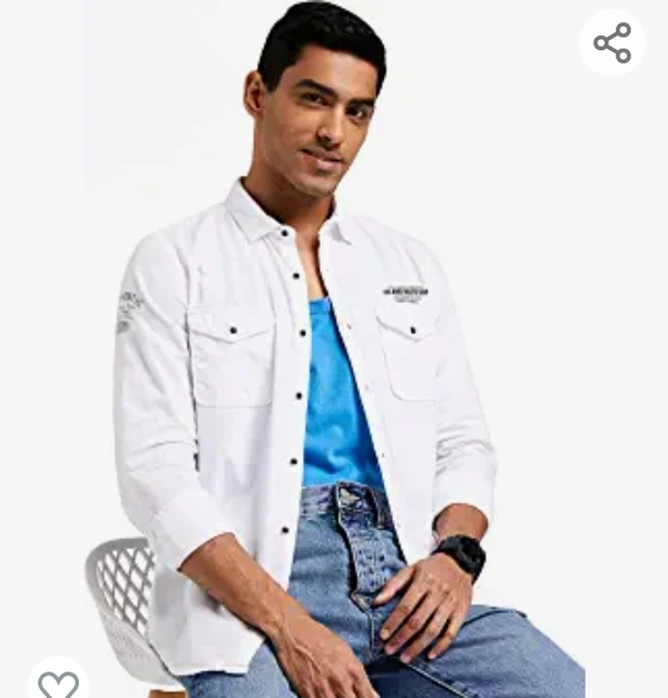 JEANS Shirt for Mens in Cotton (Cargo Style) - M. L. XL. XXL
