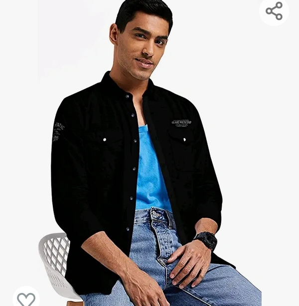JEANS Shirt for Mens in Cotton (Cargo Style) - M. L. XL. XXL