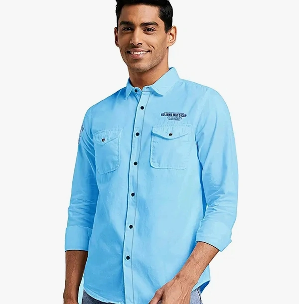 JEANS Shirt for Mens in Cotton (Cargo Style) - M. L. XL. XXL