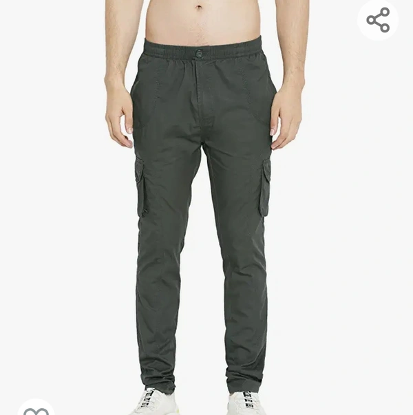 SAPPER Men's Pure Cotton Solid Cargo Pants - M. L. XL. XXL.