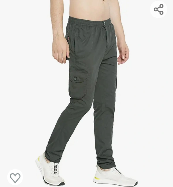 SAPPER Men's Pure Cotton Solid Cargo Pants - M. L. XL. XXL.
