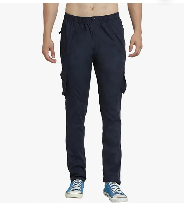 SAPPER Men's Pure Cotton Solid Cargo Pants - M. L. XL. XXL.