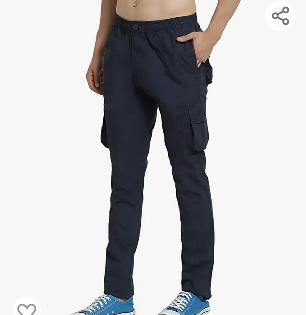 SAPPER Men's Pure Cotton Solid Cargo Pants - M. L. XL. XXL.