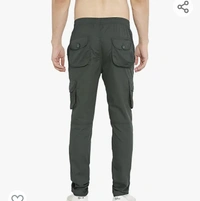 SAPPER Men's Pure Cotton Solid Cargo Pants - M. L. XL. XXL