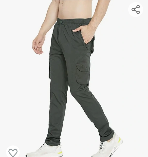 SAPPER Men's Pure Cotton Solid Cargo Pants - M. L. XL. XXL