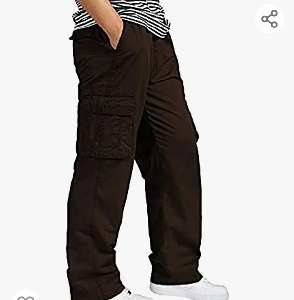 SAPPER Men's Pure Cotton Solid Cargo Pants - M. L. XL. XXL