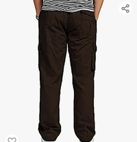 SAPPER Men's Pure Cotton Solid Cargo Pants - M. L. XL. XXL