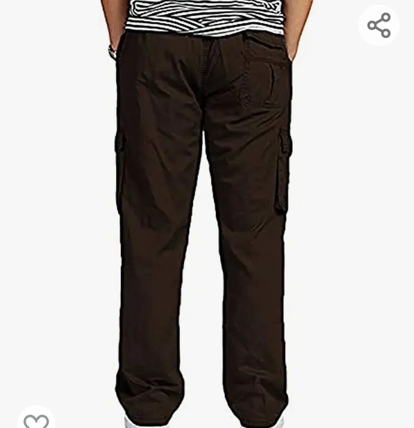 SAPPER Men's Pure Cotton Solid Cargo Pants - M. L. XL. XXL