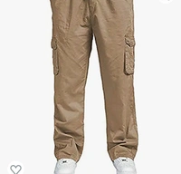 SAPPER Men's Pure Cotton Solid Cargo Pants - M. L. XL. XXL
