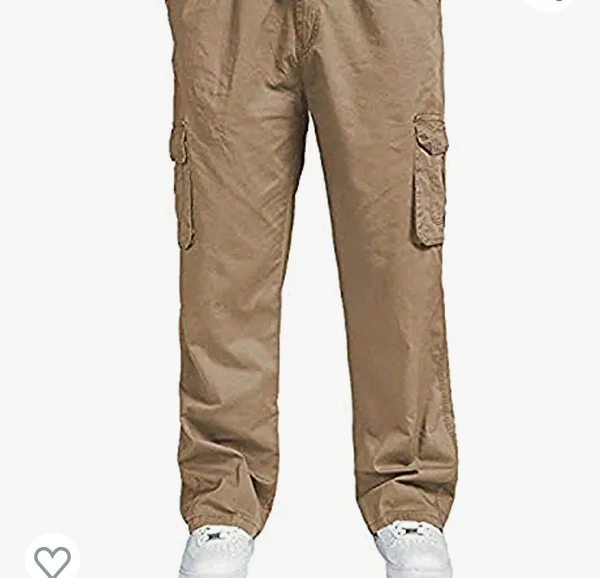 SAPPER Men's Pure Cotton Solid Cargo Pants - M. L. XL. XXL