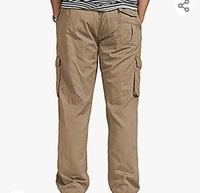 SAPPER Men's Pure Cotton Solid Cargo Pants - M. L. XL. XXL