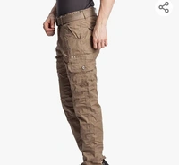 SAPPER Men's Pure Cotton Solid Cargo Pants - M. L. XL. XXL