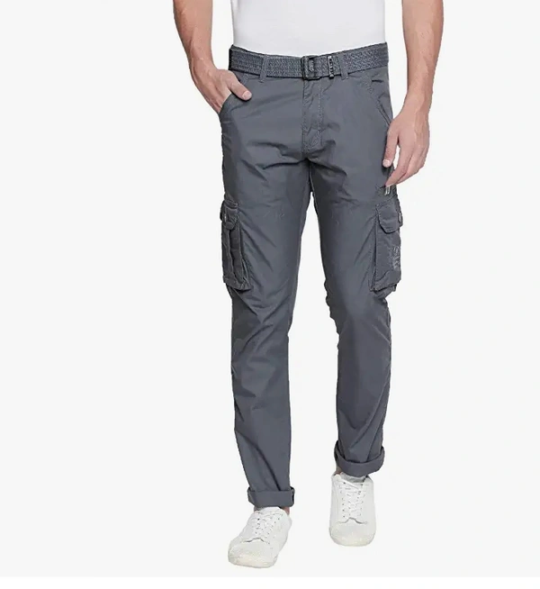SAPPER Men's Pure Cotton Solid Cargo Pants - M. L. XL. XXL