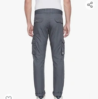 SAPPER Men's Pure Cotton Solid Cargo Pants - M. L. XL. XXL