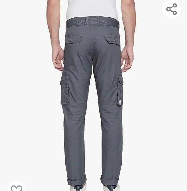 SAPPER Men's Pure Cotton Solid Cargo Pants - M. L. XL. XXL