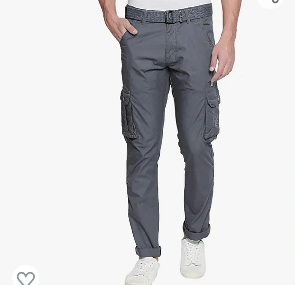 SAPPER Men's Pure Cotton Solid Cargo Pants - M. L. XL. XXL
