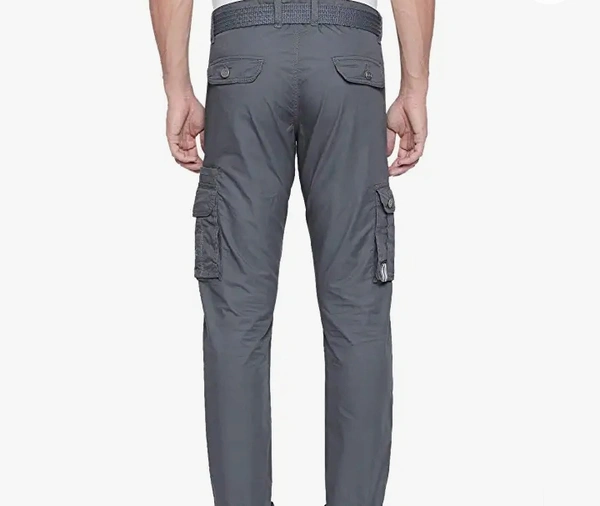SAPPER Men's Pure Cotton Solid Cargo Pants - M. L. XL. XXL