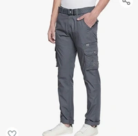 SAPPER Men's Pure Cotton Solid Cargo Pants - M. L. XL. XXL