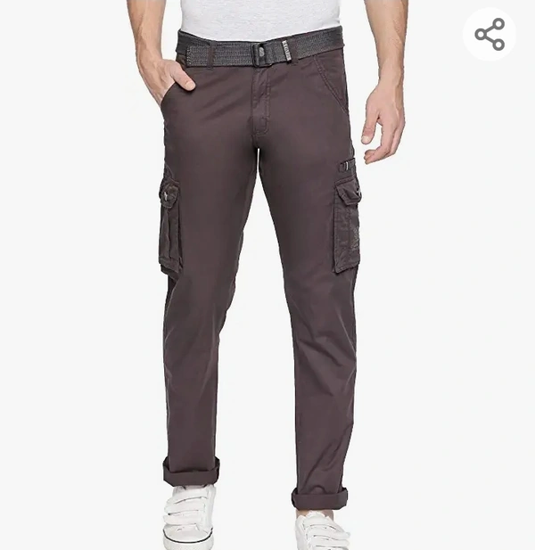 SAPPER Men's Pure Cotton Solid Cargo Pants - M. L. XL. XXL