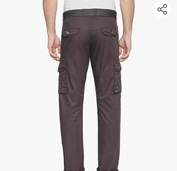 SAPPER Men's Pure Cotton Solid Cargo Pants - M. L. XL. XXL
