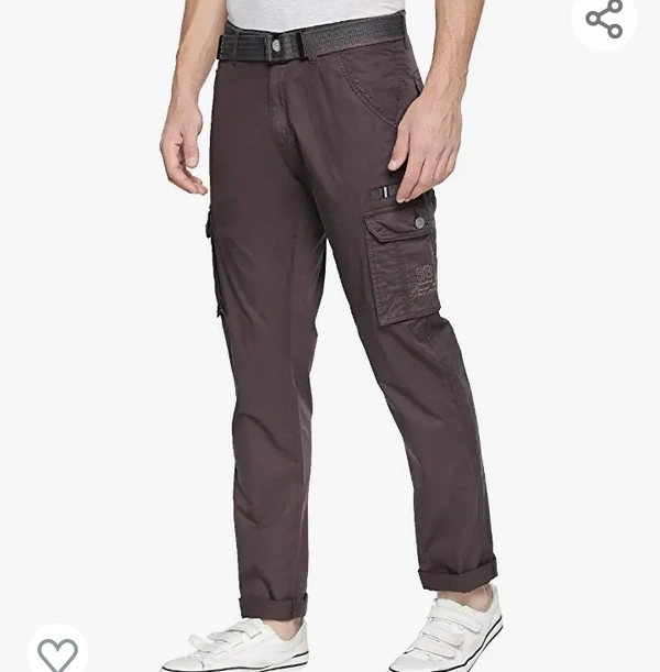 SAPPER Men's Pure Cotton Solid Cargo Pants - M. L. XL. XXL