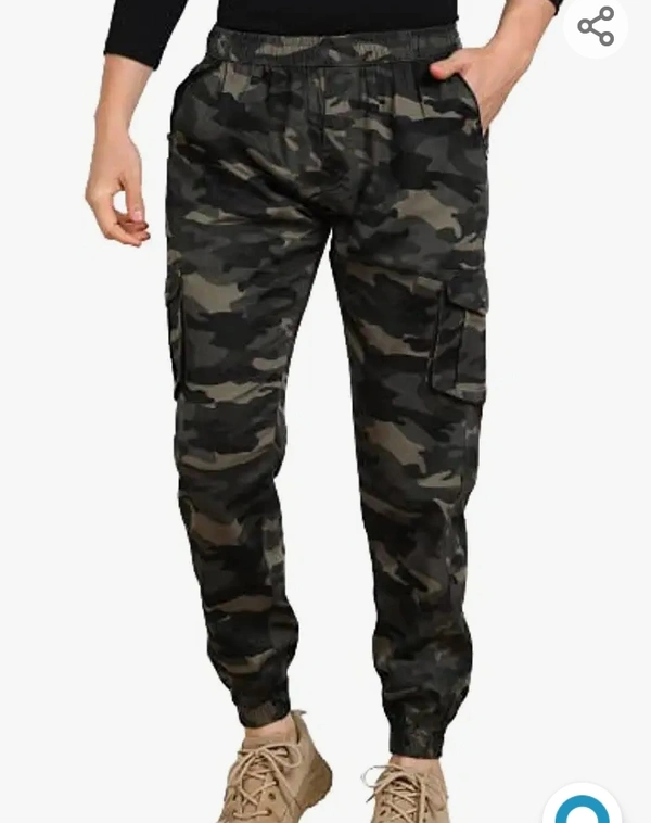 SAPPER Men's Pure Cotton Solid Cargo Pants - M. L. XL. XXL