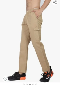 Button Men's Regular Fit Cotton Cargo Pajama Pant - M L XL XXL