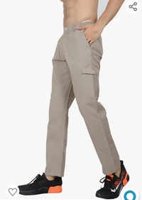 Button Men's Regular Fit Cotton Cargo Pajama Pant - M L XL XXL