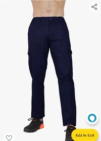Big Button Men's Regular Fit Cotton Cargo Pajama Pant - M L XL XXL