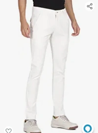 KRA Men's Regular Fit, Chinos, (White) - M L XL XXL