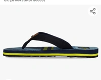Sparx Men's SF0049G N. Blue Fl. Green Slippers-9 Kids UK (SF0049GNBFG0009) - M L XL XXL