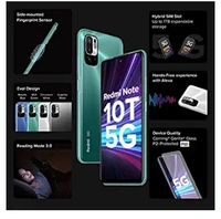 Redmi Note 10T 5G (Mint Green, 4GB RAM, 64GB Storage) | Dual5G | 90Hz Adaptive Refresh Rate |