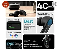 Environmental Noise Cancellation, Fast Charging Type-