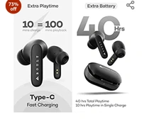 Environmental Noise Cancellation, Fast Charging Type-