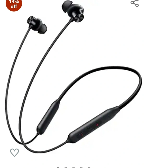 Oneplus Bullets Z2 Bluetooth Wireless in Ear Earphones with Mic, Bombastic Bass - 12.4 Mm Drivers, 10 Mins Charge - 20 Hrs Music, 30 Hrs Battery Life, Launched in April 2022 (Magico Black)#1 Best Seller in In-Ear Headphones13%off