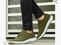 Enjoy Men's Breathable and Lightweight Upper Mesh Lace up Sneakers Slip On Fashionable Shoes - M. L. XL. XXL