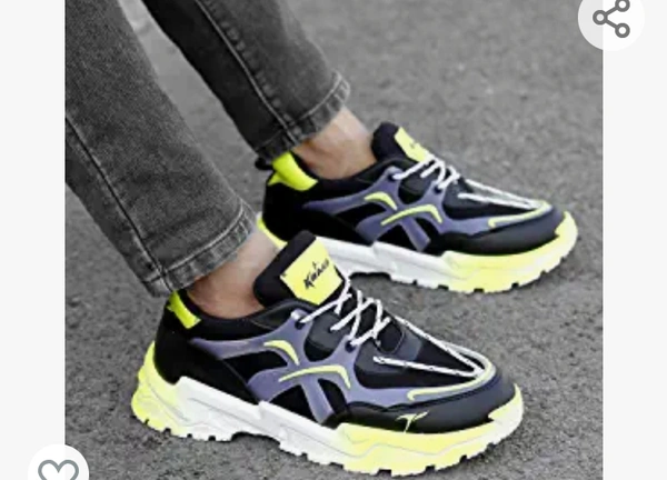Enjoy Men's Breathable and Lightweight Upper Mesh Lace up Sneakers Slip On Fashionable Shoes - M. L. XL. XXL